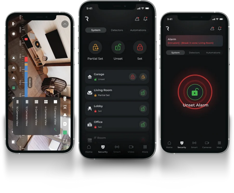 iRISCO app แจ้งเตือนและควบคุมระบบกันขโมย ไฟไหม้ กล้อง ในแอปเดียว