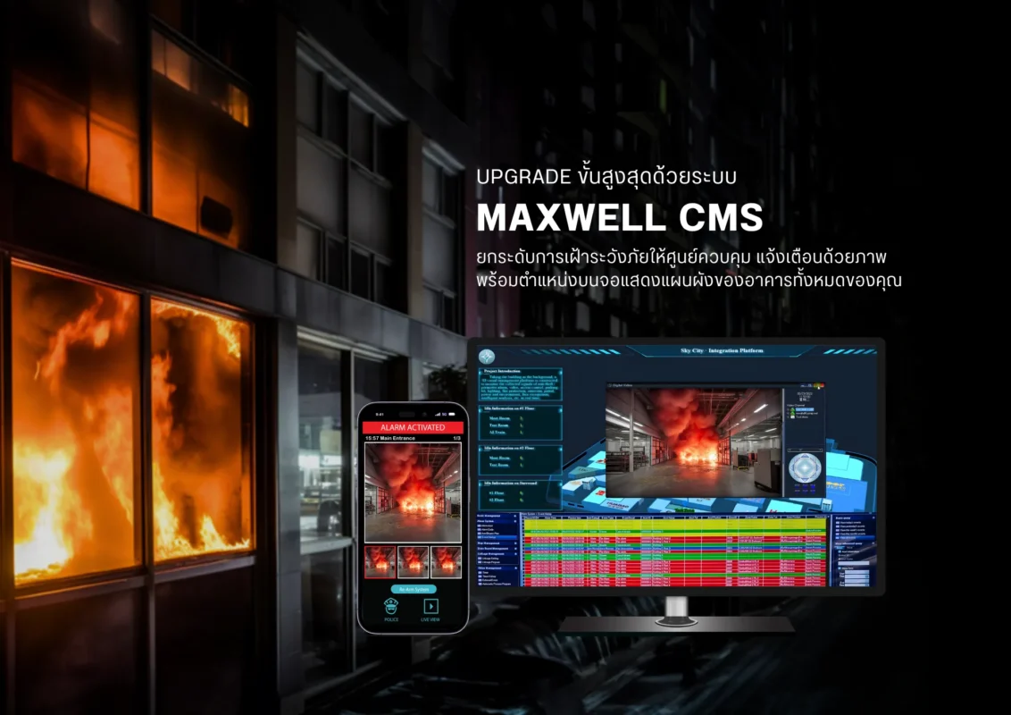 ระบบกันขโมย Maxwell ความปลอดภัยครบวงจร One Stop Service